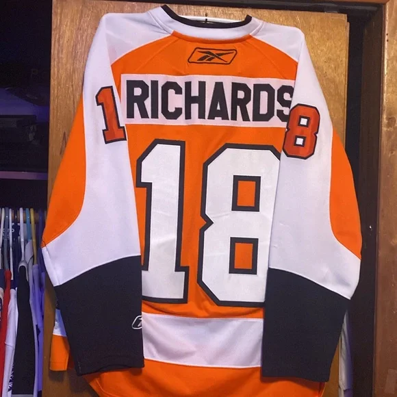 Philadelphia Flyers Mike Richards #18 Jersey Reebok Medium - Picture 6 of 7